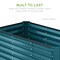 Best Choice Products 4x2x2ft Outdoor Metal Raised Garden Bed, Planter Box for Vegetables, Flowers, Herbs